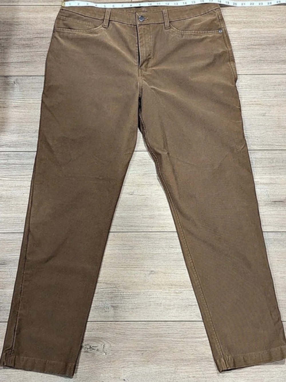 Lululemon ABC Classic-Fit 5 Pocket Pant Utilitech Artifact Brown Men’s 34
